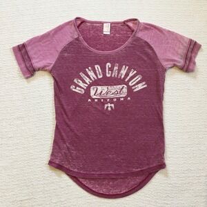 Grand Canyon West Arizona Graphic T Shirt Womens Size Small Distressed